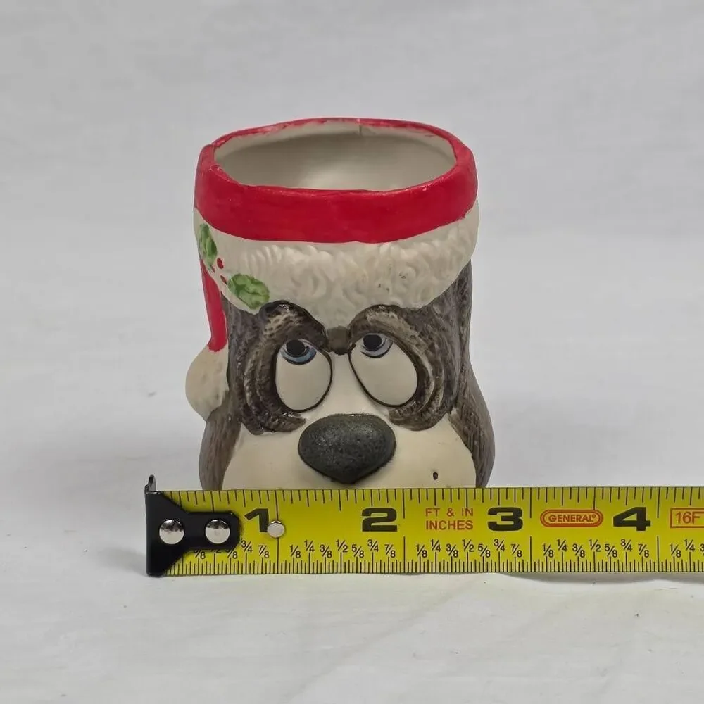 Jasco 1980 Sweet Keepers Dog Bisque Porcelain Holder